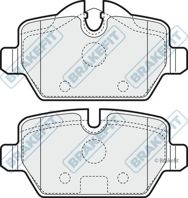 APEC BRAKING Piduriklotsi komplekt,ketaspidur PD3150